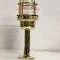 LateCentury Marine Vintage Style Brass Industrial Mount Light with Triangle Base