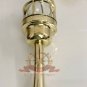LateCentury Marine Vintage Style Brass Industrial Mount Light with Triangle Base