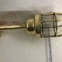 LateCentury Marine Vintage Style Brass Industrial Mount Light with Triangle Base