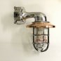 Aluminium Swan Neck Passage Wall Light Extra Copper Shade Junction Box Lot of 5