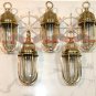 NAUTICAL MARINE NEW BRASS PASSAGEWAY BULKHEAD PENDANT CARGO SHIP LIGHT LOT OF 5
