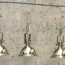 NAUTICAL REPLACE MARINE SMOOTH BRASS PENDANT/CEILING/HANGING CHAIN LIGHT LOT 5