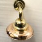 ANTIQUE OLD BRASS ORIGINAL SWAN SHIP PASSAGEWAY WALL WISKA LIGHT/SHADE LOT OF 5