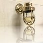 NAUTICAL ANTIQUE SHIP MARINE OLD BRASS SWAN BULKHEAD WISKA LIGHT LOT OF 5