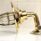 NAUTICAL NEW SMALL WALL BRASS PASSAGEWAY SHIP BULKHEAD LIGHT & SHADE LOT OF 10