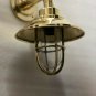 NAUTICAL NEW SMALL WALL BRASS PASSAGEWAY SHIP BULKHEAD LIGHT & SHADE LOT OF 10