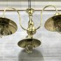 Maritime Antique Industrial Solid Brass Hanging Wheelhouse Faro Wall Lamp/Light