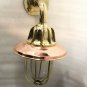 NAUTICAL BULKHEAD NEW BRASS WALL PASSAGEWAY SHIP LIGHT & COPPER SHADE LOT OF 5