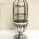 NEW NAUTICAL SOLID BRASS CAGE & ALUMINIUM MOUNT PASSAGEWAY CEILING LIGHT LOT 10
