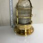 AUTHENTIC NAUTICAL ANTIQUES OLD SHIP BRASS MOUNT BULKHEAD SHADE LIGHT LOT 5