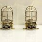 AUTHENTIC NAUTICAL ANTIQUE OLD BRASS ORIGINAL WALL MOUNT BULKHEAD LIGHT LOT 5