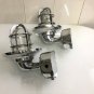 Aluminium Swan Neck 90 Degree Passage Wall Light Extra Shade Junction Box Lot 10