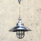NAUTICAL SHIP MARINE NEW SOLID ALUMINIUM HANGING CARGO LIGHT WITH SHADE LOT 10