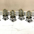 VINTAGE STYLE NEW SOLID CAST ALUMINIUM & BRASS BULKHEAD SHIP MOUNT LIGHT LOT 10