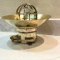 AUTHENTIC ANTIQUE OLD SHIP BRASS ORIGINAL MOUNT BULKHEAD LIGHT & SHADE LOT OF 5