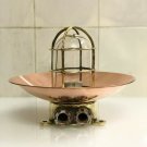 AUTHENTIC NAUTICAL OLD SHIP BRASS ORIGINAL MOUNT BULKHEAD SHADE LIGHT LOT OF 5