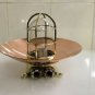 AUTHENTIC NAUTICAL OLD SHIP BRASS ORIGINAL MOUNT BULKHEAD SHADE LIGHT LOT OF 5