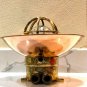 Authentic Reclaimed Old Brass Bulkhead Mount Light with copper Shade Lot 5