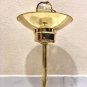 AUTHENTIC NAUTICAL OLD WISKA SHIP BRASS BULKHEAD MOUNT LIGHT WITH SHADE LOT 5