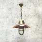 NAUTICAL SHIP MARINE NEW SOLID BRASS HANGING PENDANT LIGHT & SHADE CHAIN LOT 5