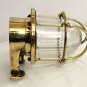 OLD ANTIQUE SHIP SALVAGE BRASS NAUTICAL PASSAGWAY WALL ART DECOR BULKHEAD LIGHT LOT OF 4