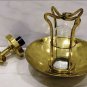 NEW NAUTICAL VINTAGE STYLE HANGING BRASS BULKHEAD SHIP LIGHT & SHADE LOT 10