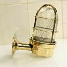 NAUTICAL ANTIQUE SHIP MARINE OLD BRASS SWAN PASSAGEWAY BULKHEAD LIGHT LOT OF 10