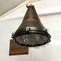 Industrial Stainless Steel Conical Ceiling Ship Light- Mat Copper Coated Lot 5