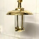 New Brass Antique Hanging Cargo Light with Deflector Cover Shade Lot of 10