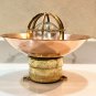 AUTHENTIC NAUTICAL OLD SHIP BRASS ORIGINAL MOUNT BULKHEAD LIGHT & SHADE LOT 10