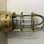 NAUTICAL SHIP MARINE PASSAGEWAY BULKHEAD CEILING LIGHT WITH COPPER SHADE LOT 10