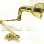 Long Arm Vintage Modern Light Wall Swinger Arm Brass Stretchable Lamp Lot Of 2