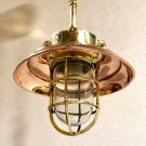 NEW NAUTICAL MARINE SHIP HANGING SHIP PENDANT LIGHT WITH COPPER SHADE LOT OF 10