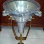 Heritage 1970s Aluminum & Brass Cargo Fox Pendant Ships Light Reclaimed Lot 10