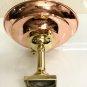 NEW MARITIME VINTAGE STYLE SOLID BRASS PASSAGEWAY BULKHEAD LAMP - COPPER SHADE