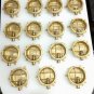 Nautical Marine Small Solid Brass Ship Bulkhead Wall Deck Light Lot of 2