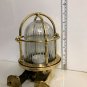 SHIP SALVAGE OLD ANTIQUE BRASS NAUTICAL BULKHEAD WALL ART DECOR LIGHT LOT OF 4