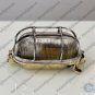 Industrial Vintage Style Brass Ceiling Mount Aluminum Bulkhead Cage Wall Light