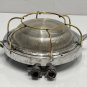 Old Maritime Industrial Russian Brass Cage Aluminum Bulkhead Deck Ceiling Light