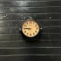 Antique Ship Solid Refurbish Black Paint Coating Seiko Quartz Marine Wall Clock