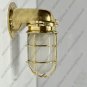 Marine Brass Metal Antique Wall Decoration White Glass Sconce Light Lot of 5