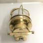 Vintage Retro Theme Original Brass Metal Bulkhead Ceiling Light Fixture