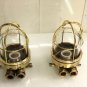 Vintage Retro Theme Original Brass Metal Bulkhead Ceiling Light Fixture