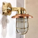 HOME WALL ART DECORATION REPLICA BRASS METAL NAUTICAL THEME MARINE SHIP LIGHT