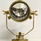 ANTIQUE MARITIME NAUTICAL BOAT INDUSTRIAL BRASS MINI SPOT/SEARCH LIGHT