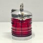 Black Friday Offers Beautiful Vintage Theme Electric Pendant Lamp - Red Glass