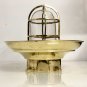 ANTIQUE SOLID BRASS METAL BULKHEAD CEILING LIGHT WITH BIG SHADE & JUNCTION BOX