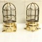 NEW NAUTICAL ANTIQUE SOLID BRASS CEILING MOUNT PASSAGEWAY BULKHEAD LIGHT FIXTURE