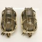 NEW BRASS METAL NAUTICAL WALL SCONCE BULKHEAD DOUBLE CAGE CEILING LIGHT FIXTURE