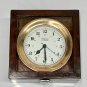 Original Vintage Style WEEMS & PLATH Chronometer Wooden Quartz Clock, Germany